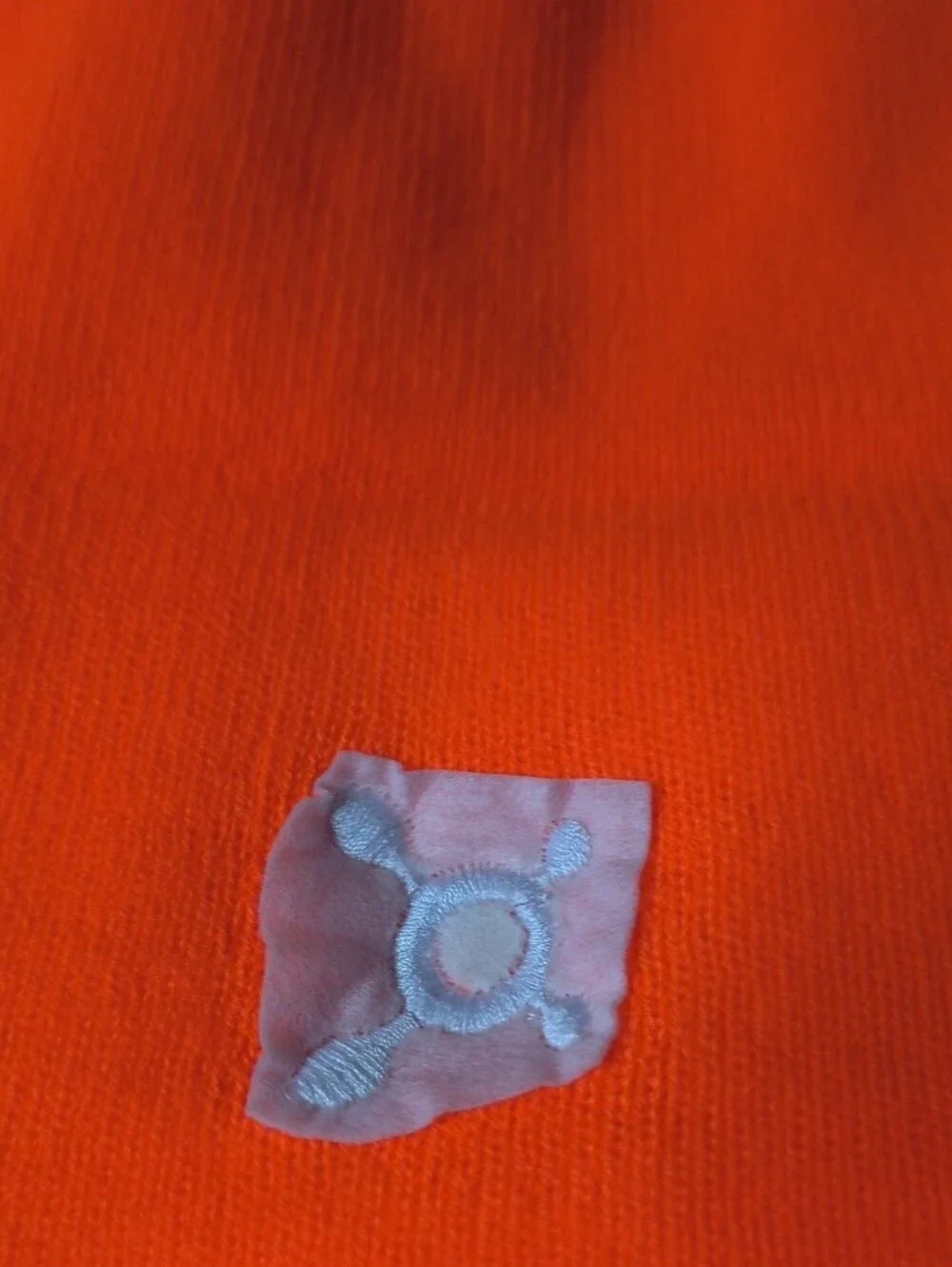 Orangetheory Fitness Beanie Hat Orange Port & Company CP90 Splat Logo Knit Cap